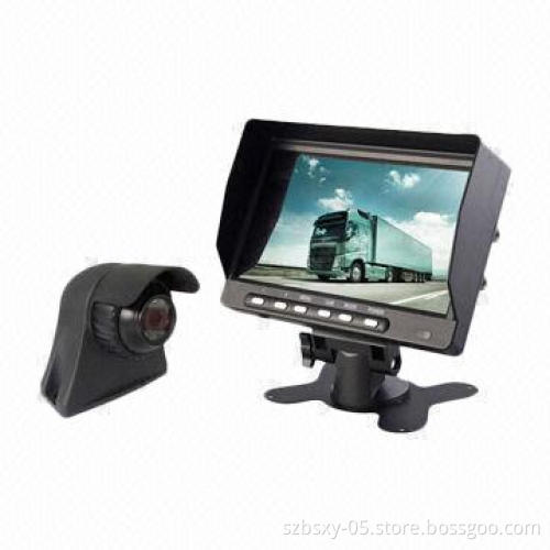 Camera and monitor systems, suitable for use on vehicles or crane